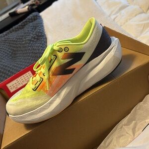 New Balance Neon Yellow and Orange Women's Shoes